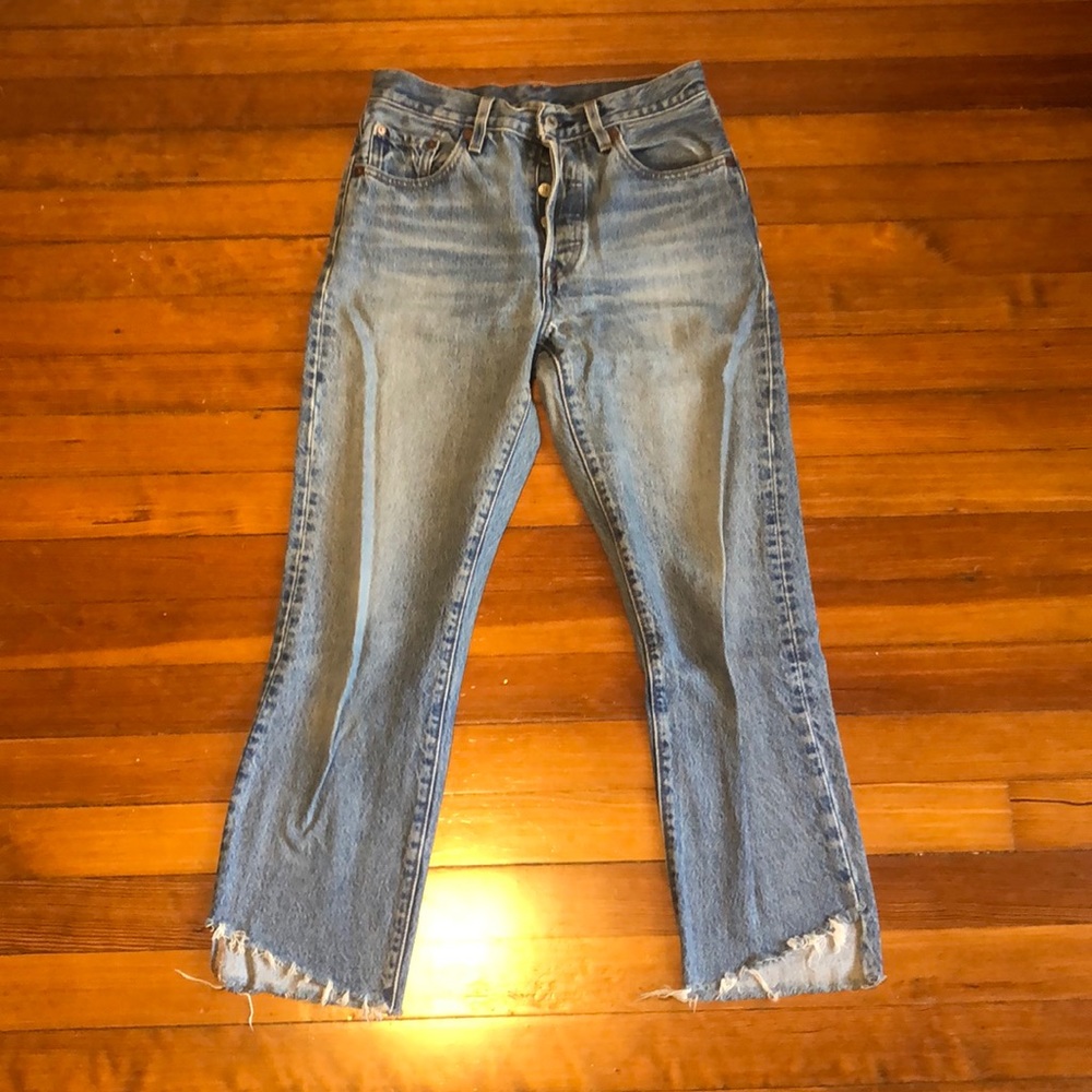 Levi’s Cropped 501s